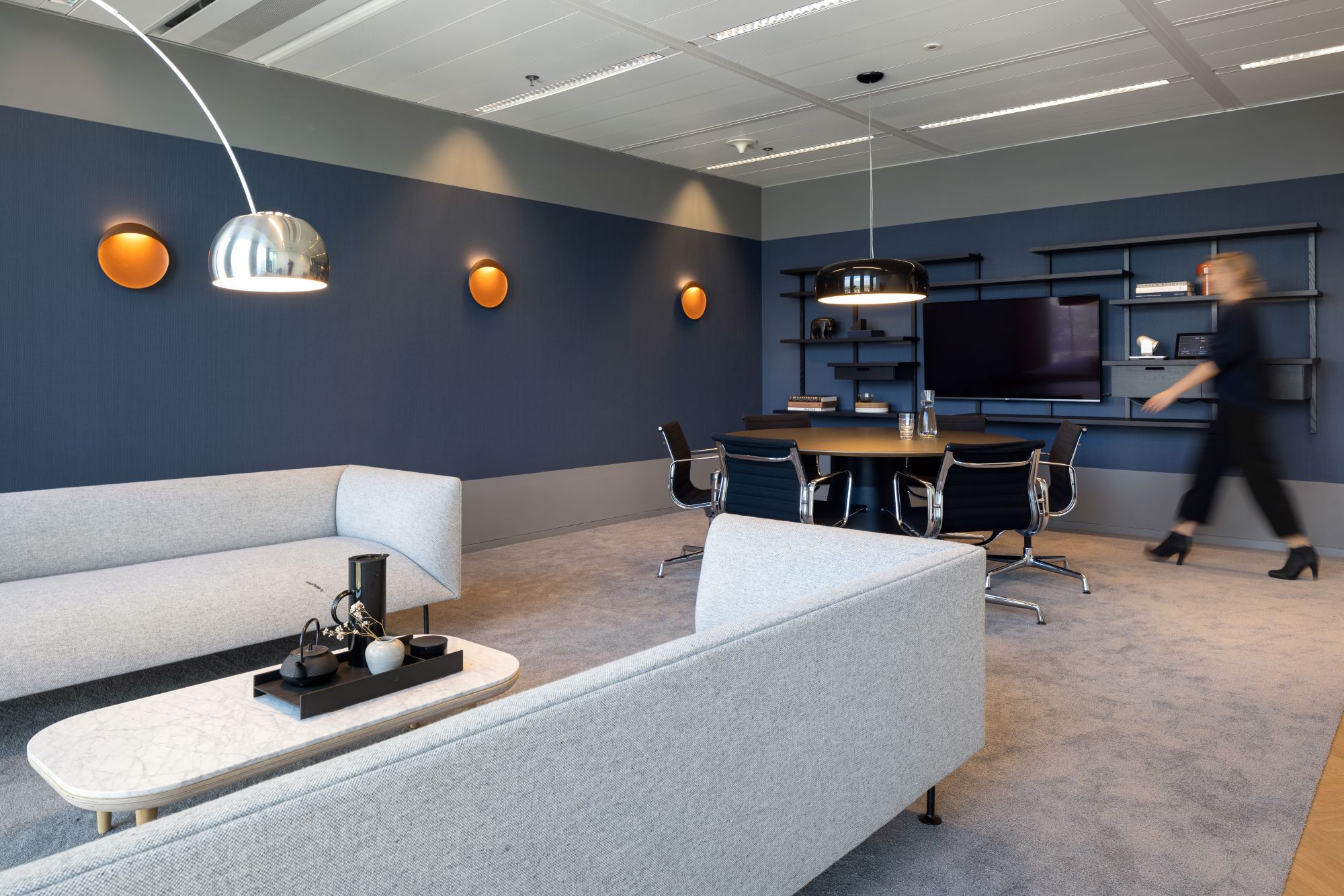 kantoor met design meubels