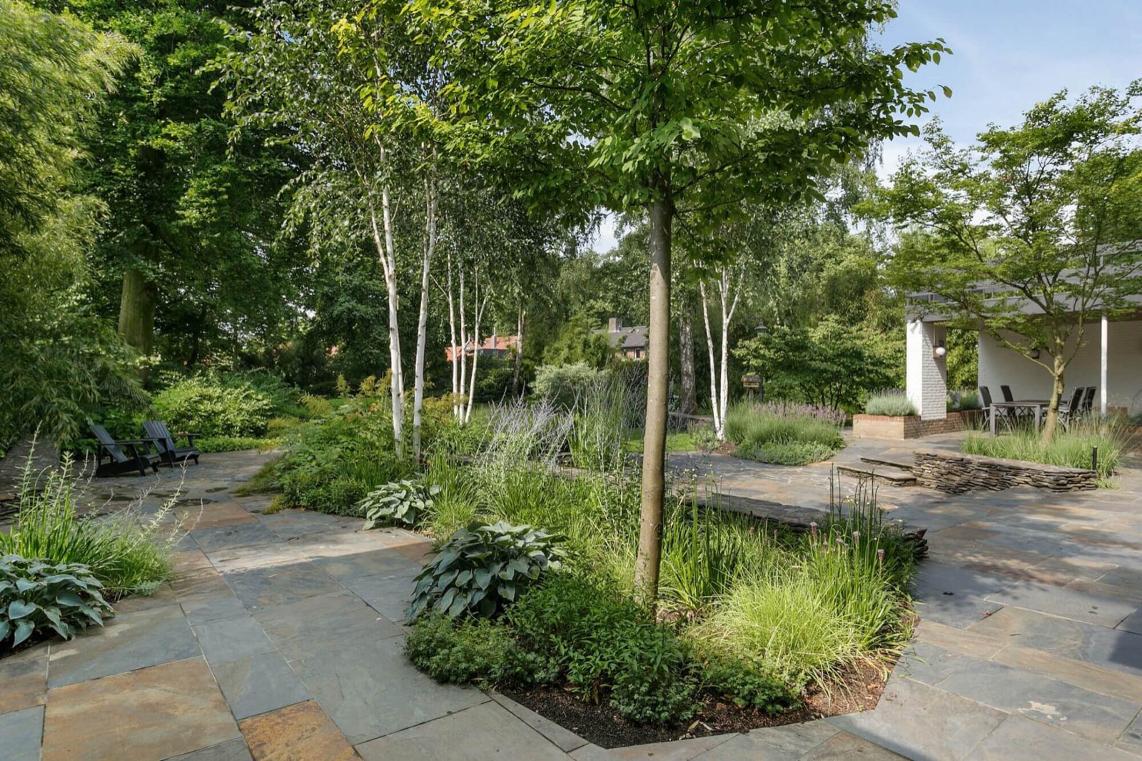 Tuin met prachtig design