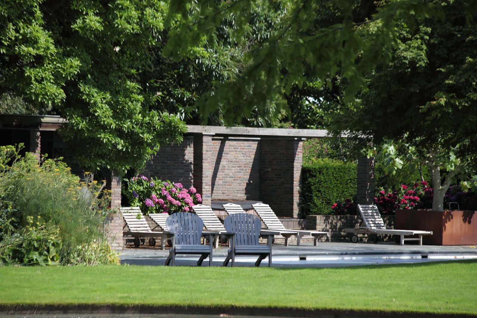 Tuin met terras