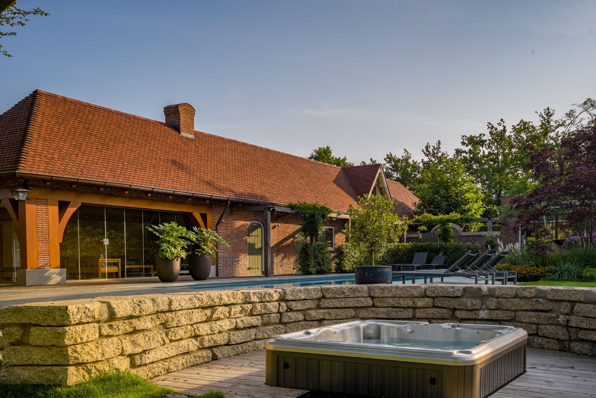 tuin met wellness