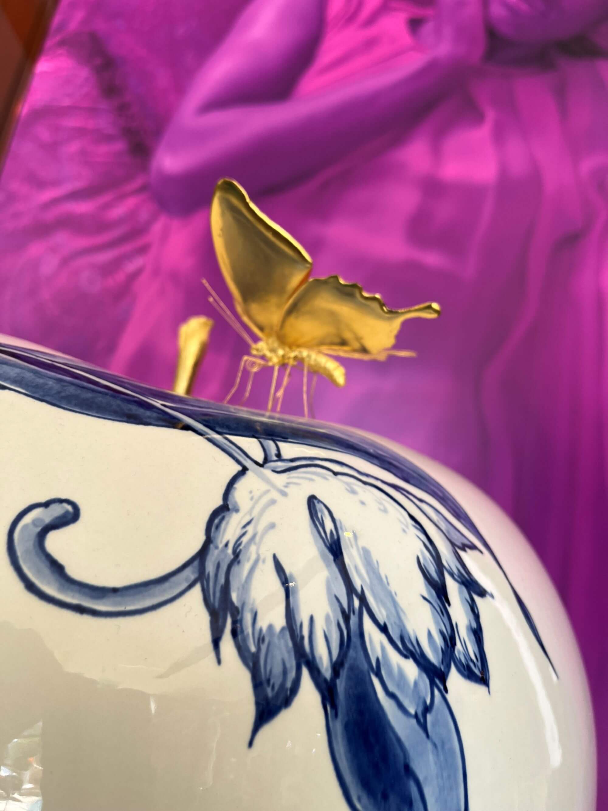 detail insecten op handgemaakte appel