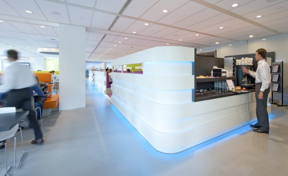 kantoor met maatwerk wanden