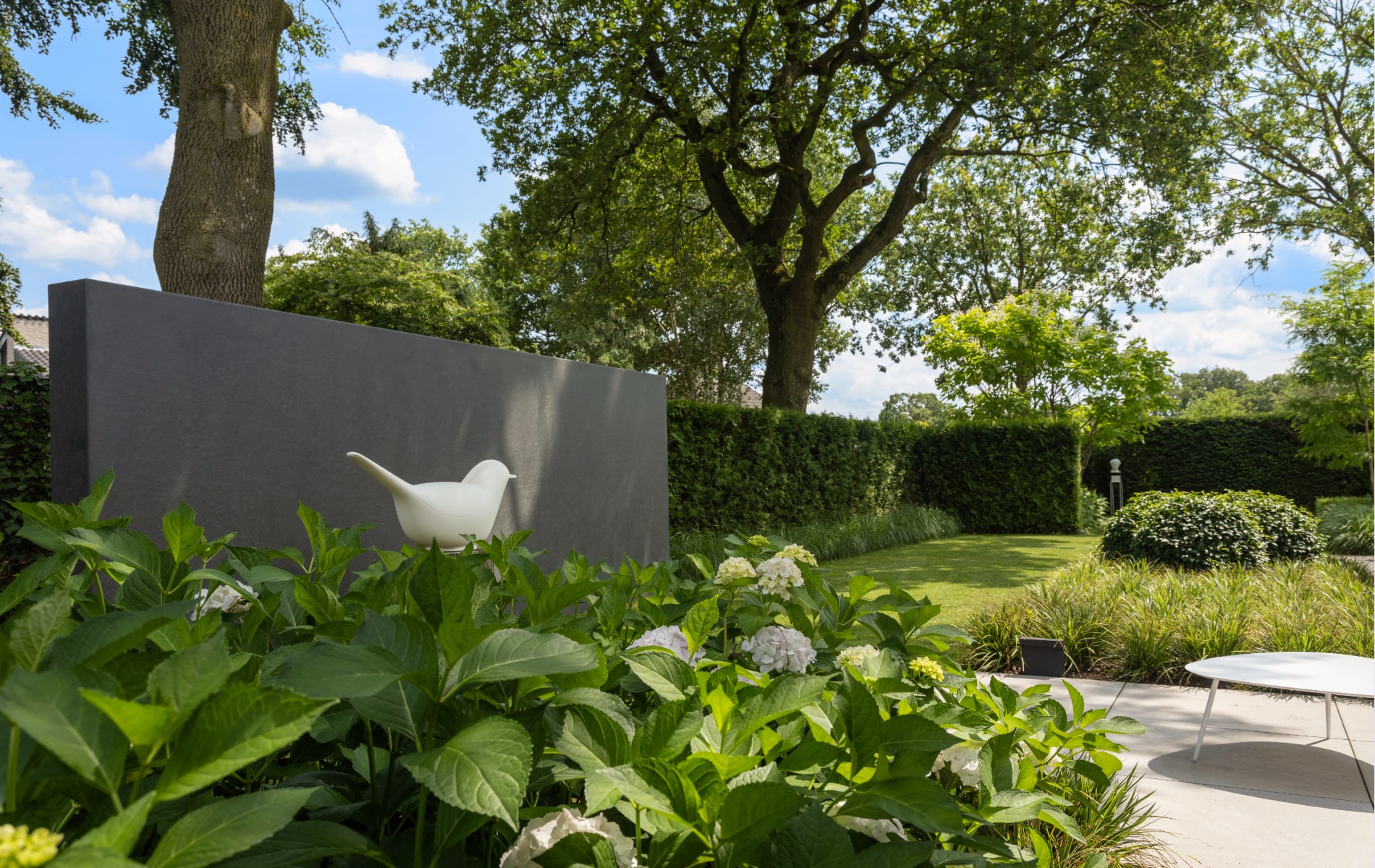kunst op terras