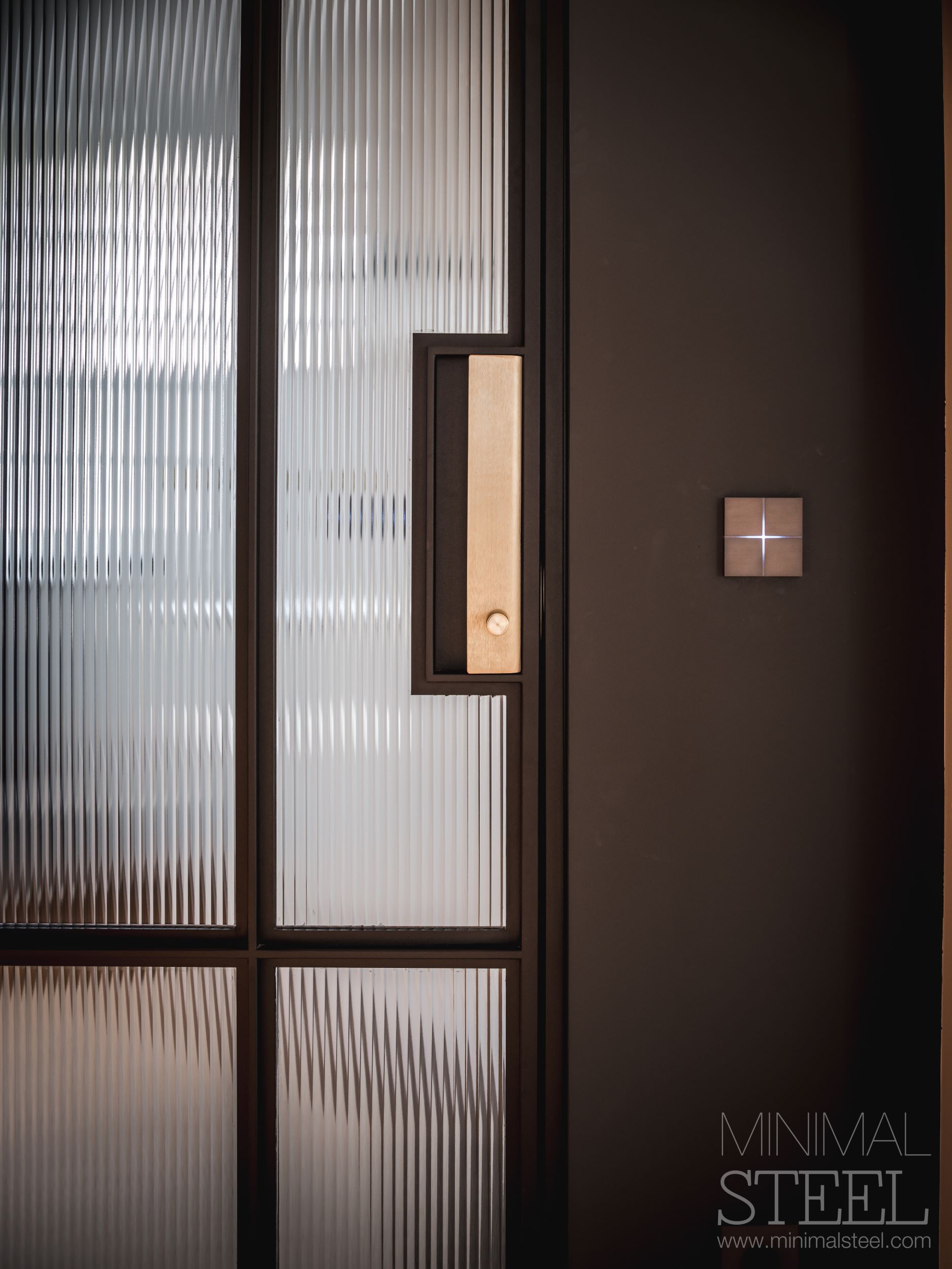luxe handgreep stalen deur