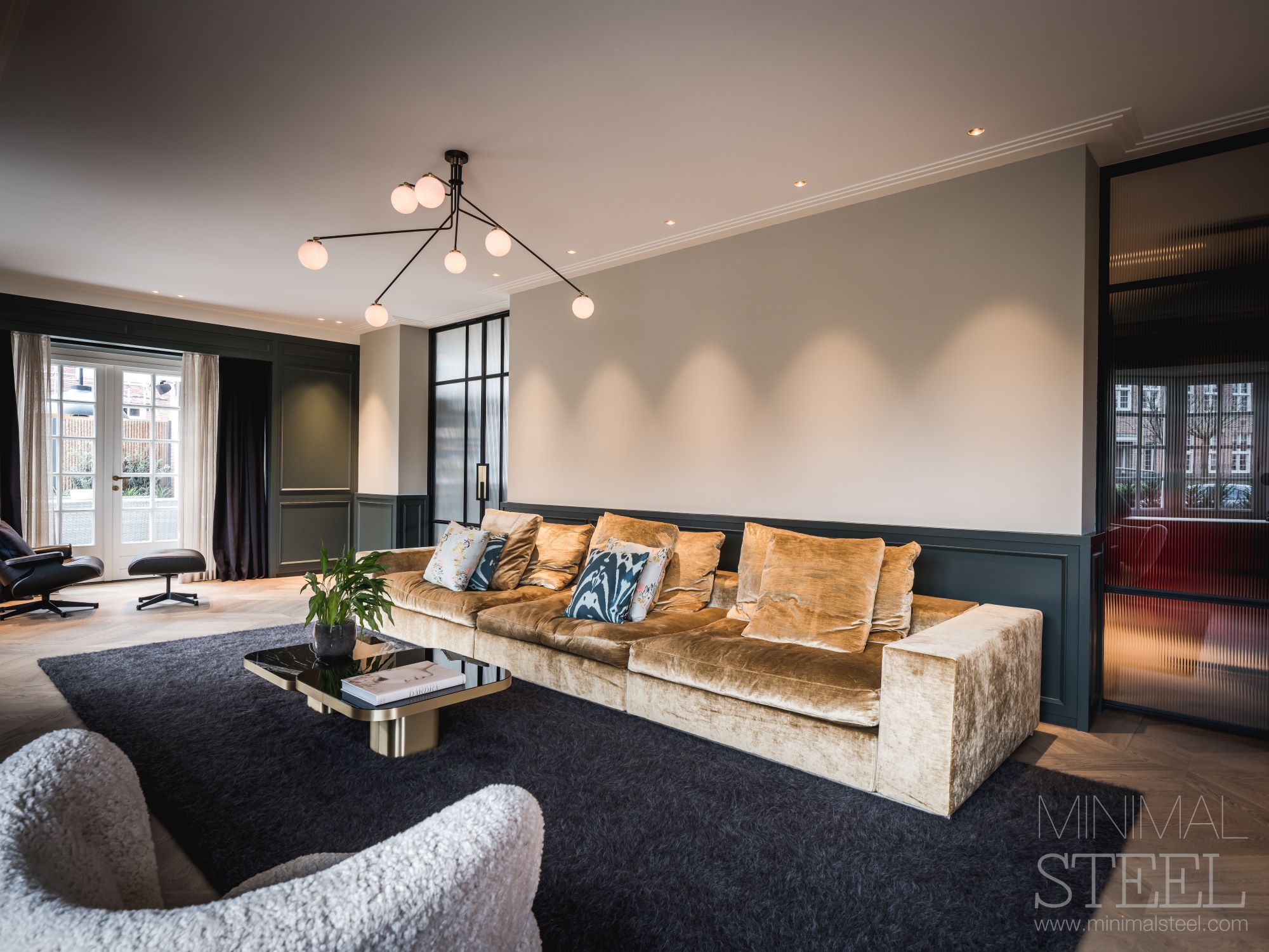 stalen deuren woonkamer