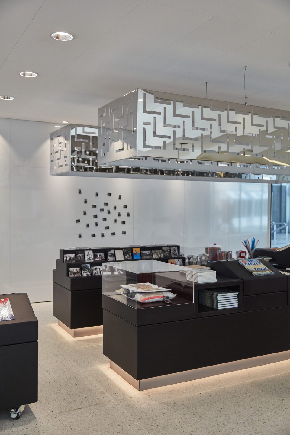 interieur met design lampen