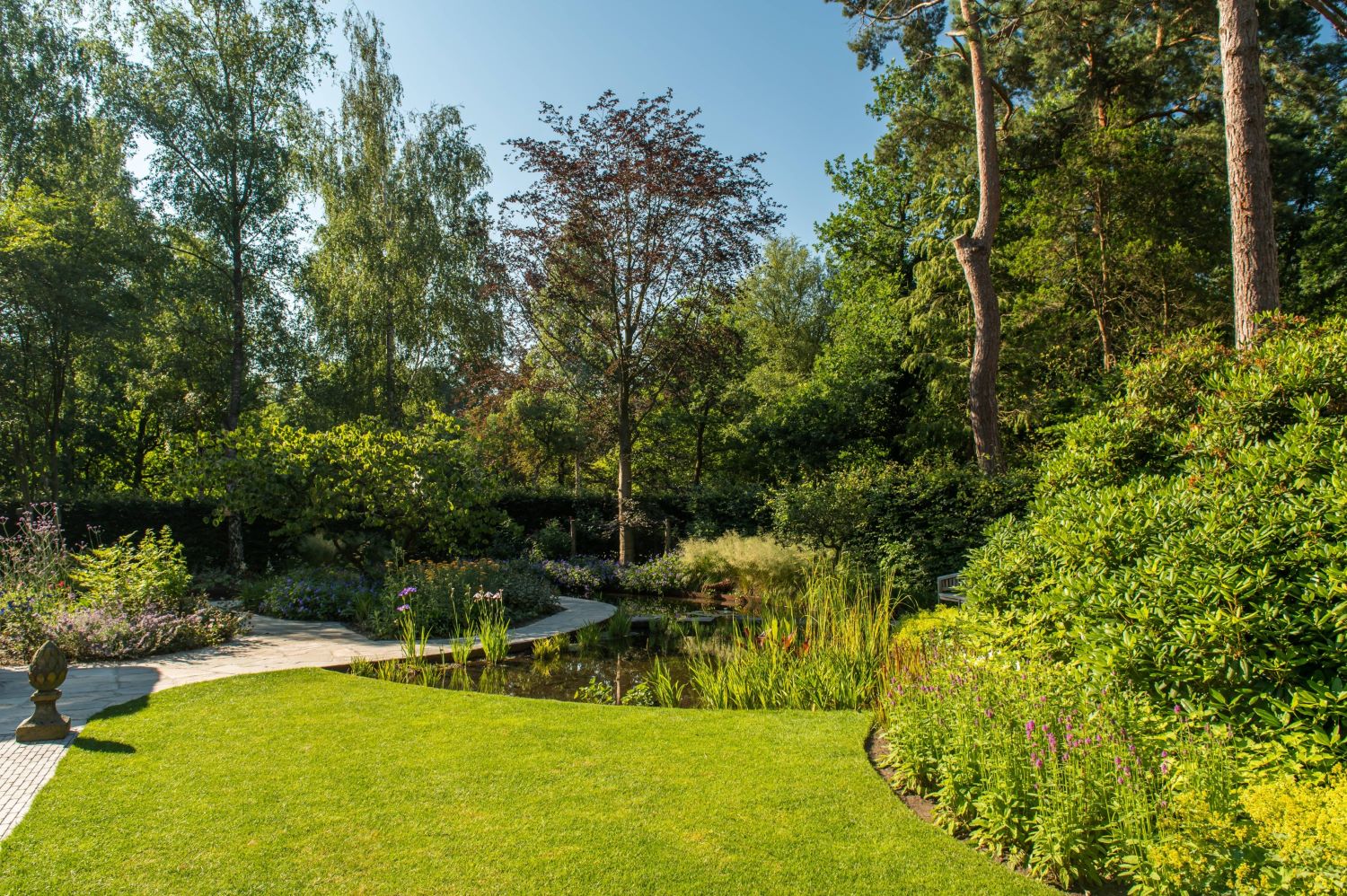 vlonder met border