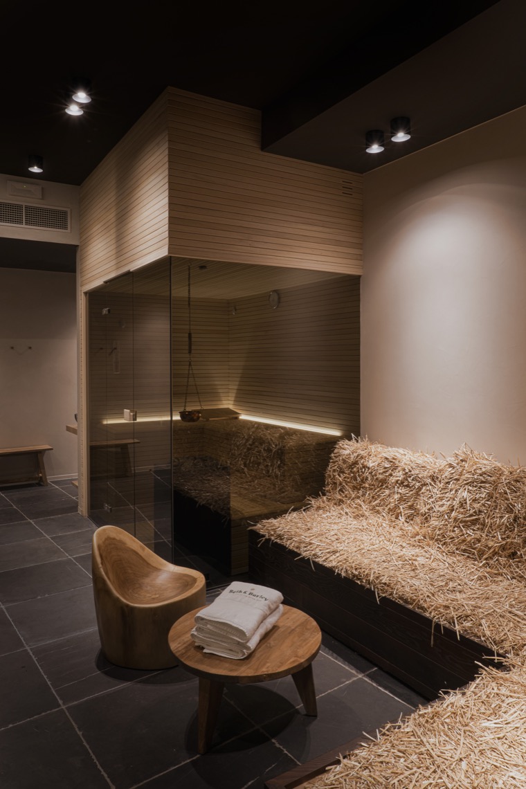 luxe interieur sauna