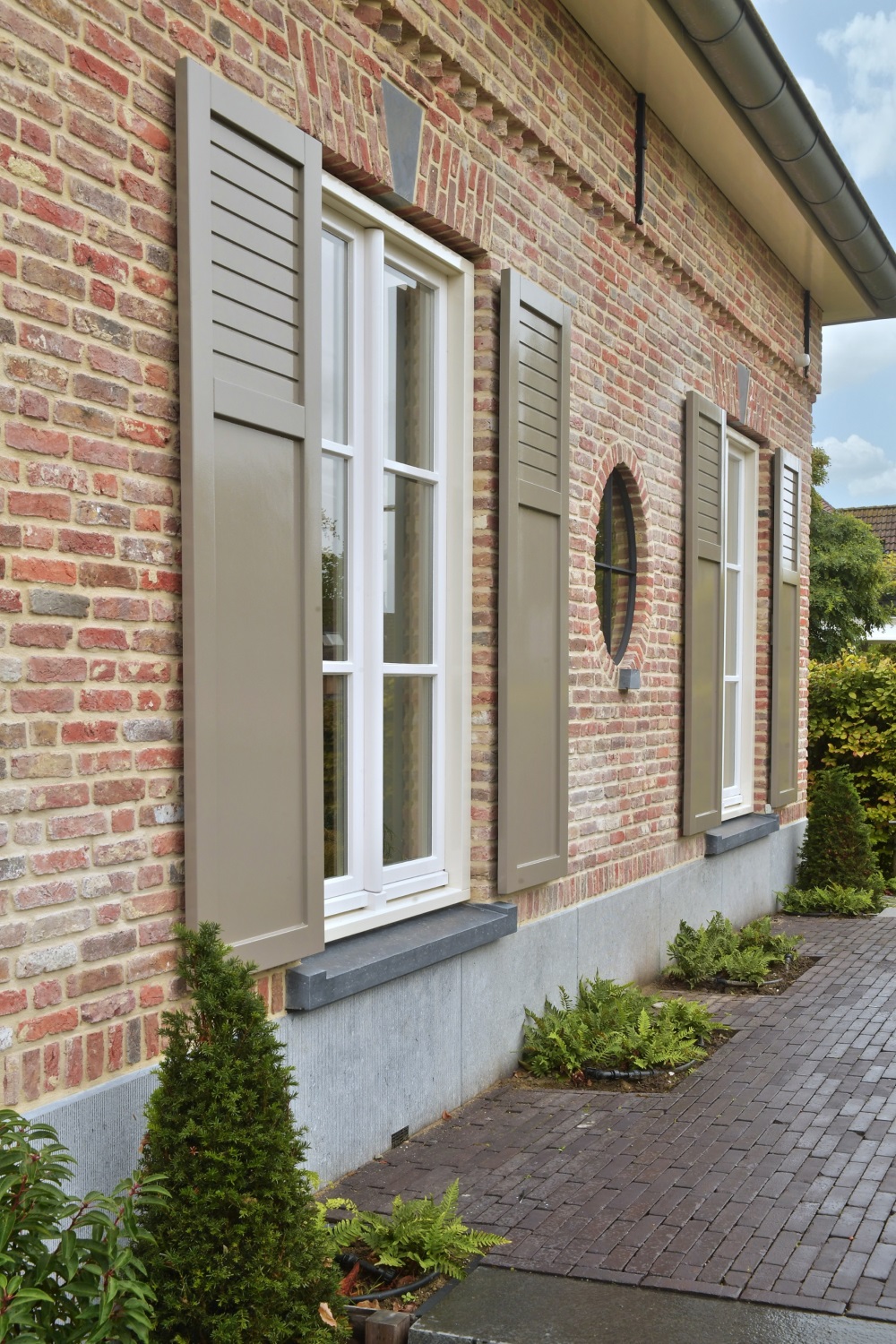 gevel van villa