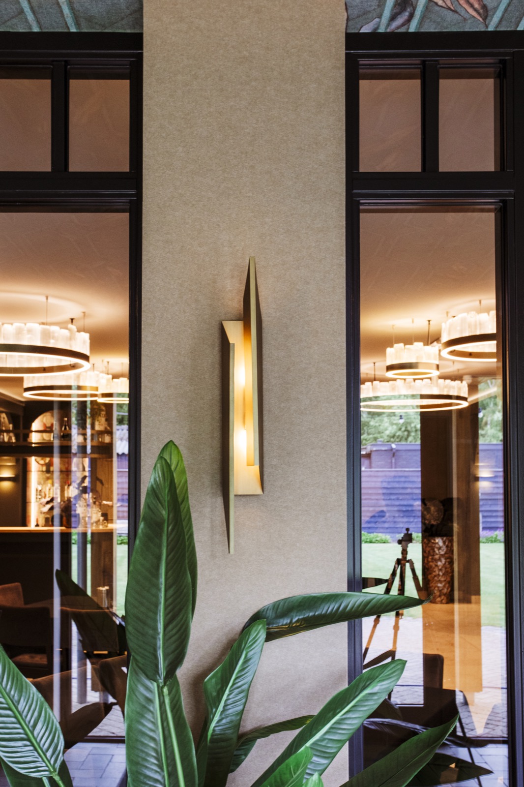 wand met akoestische oplossing