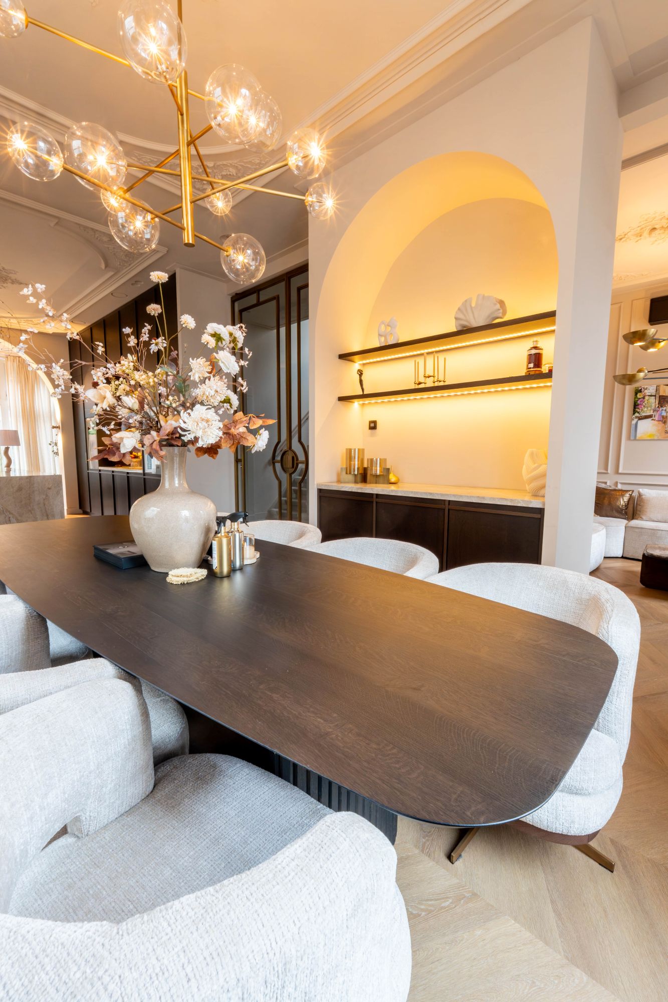 moderne eetkamer