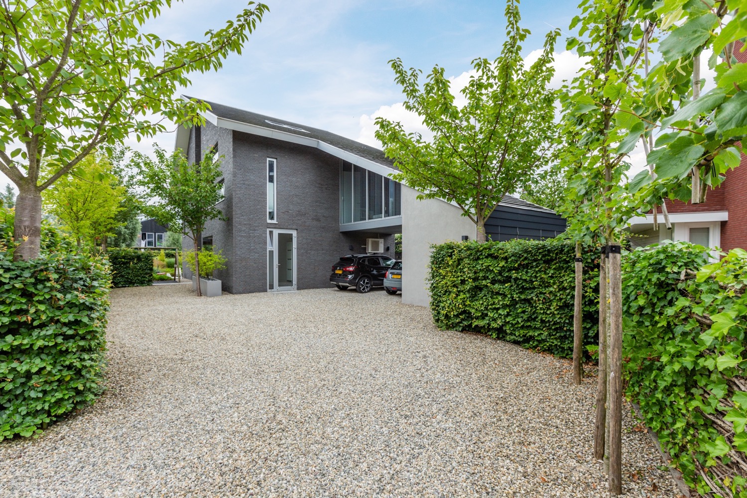 villa met oprit
