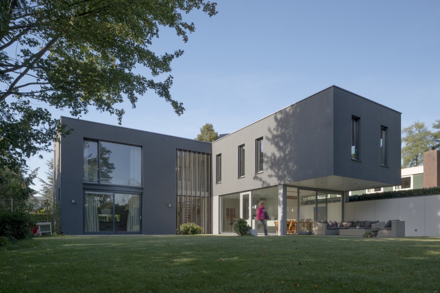 achterzijde villa