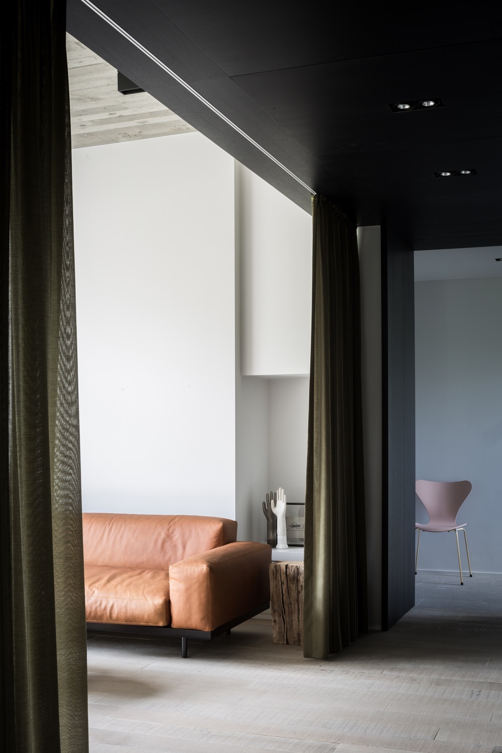 luxe lederen bank