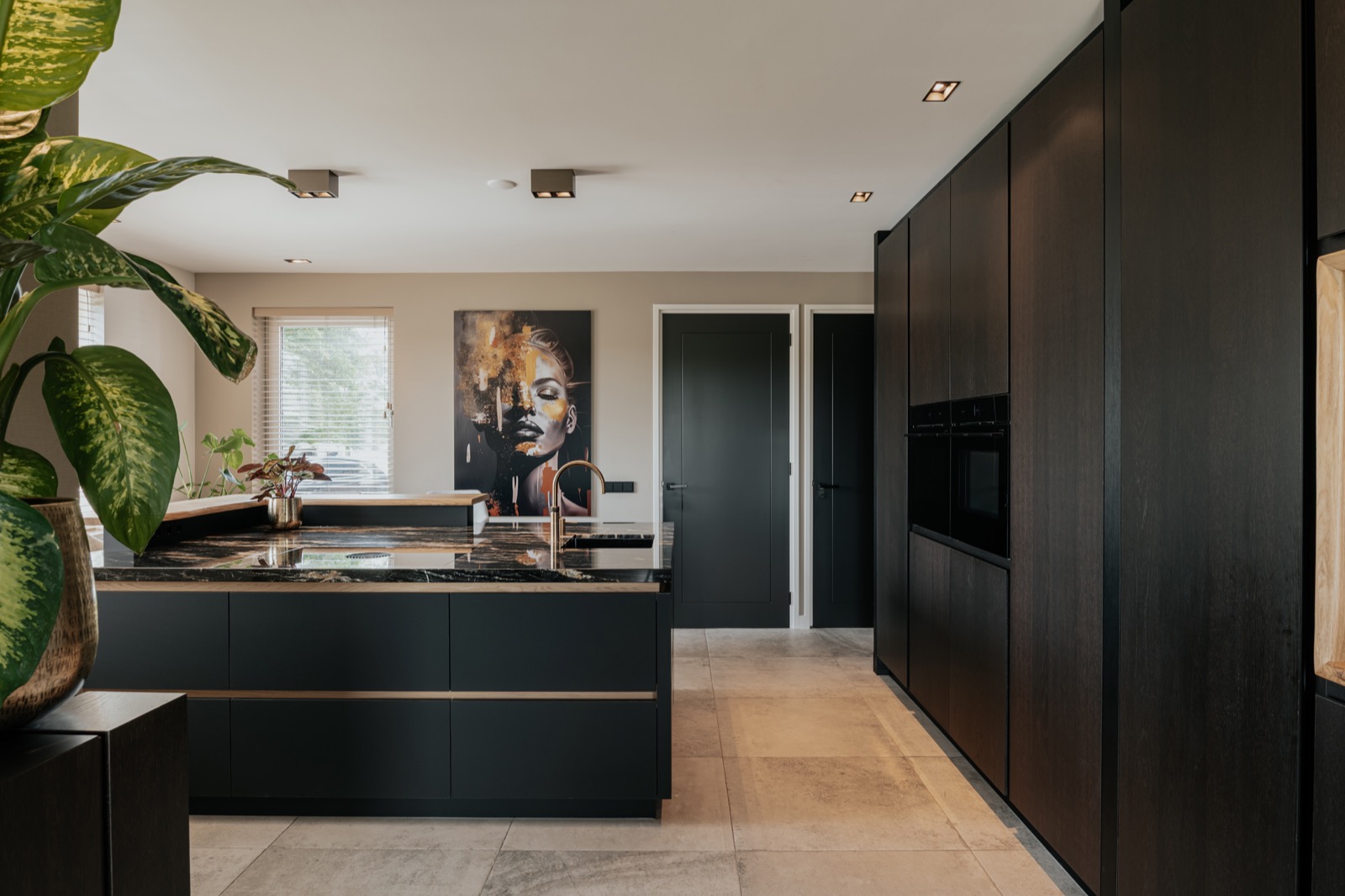 luxe keuken met kookeiland