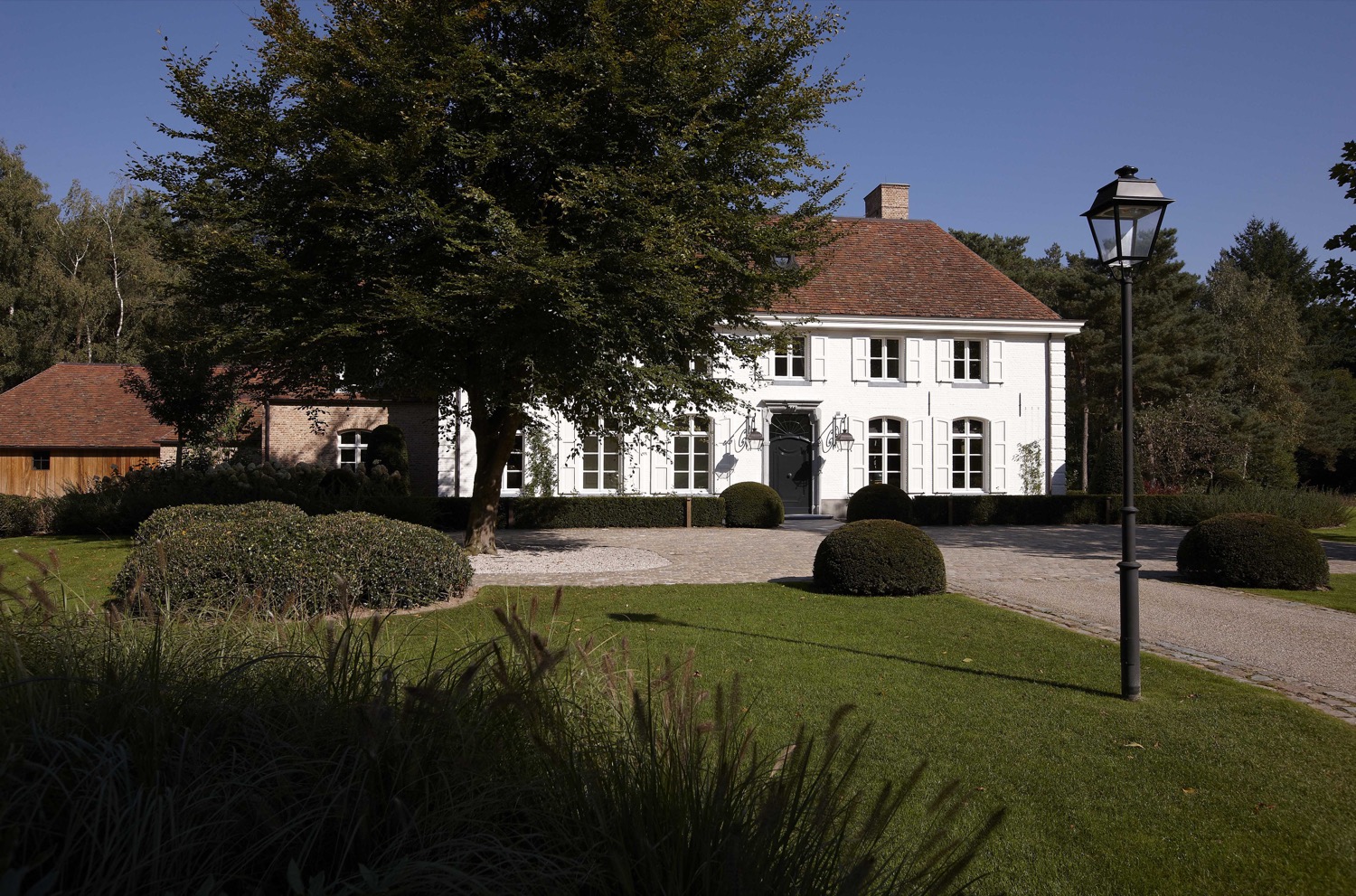 villa met oprit