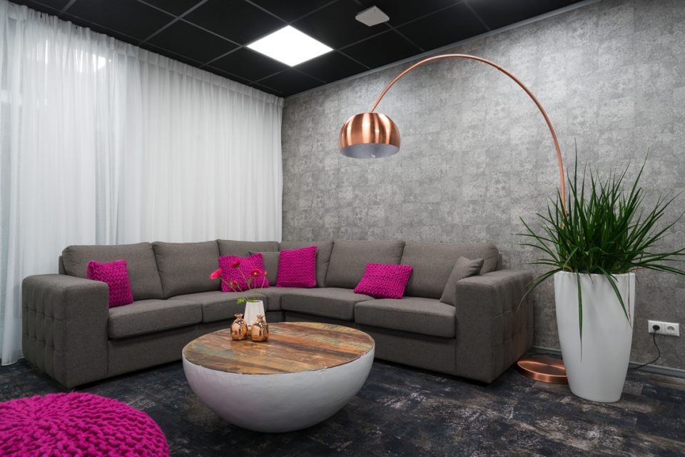 kantoor met design meubels