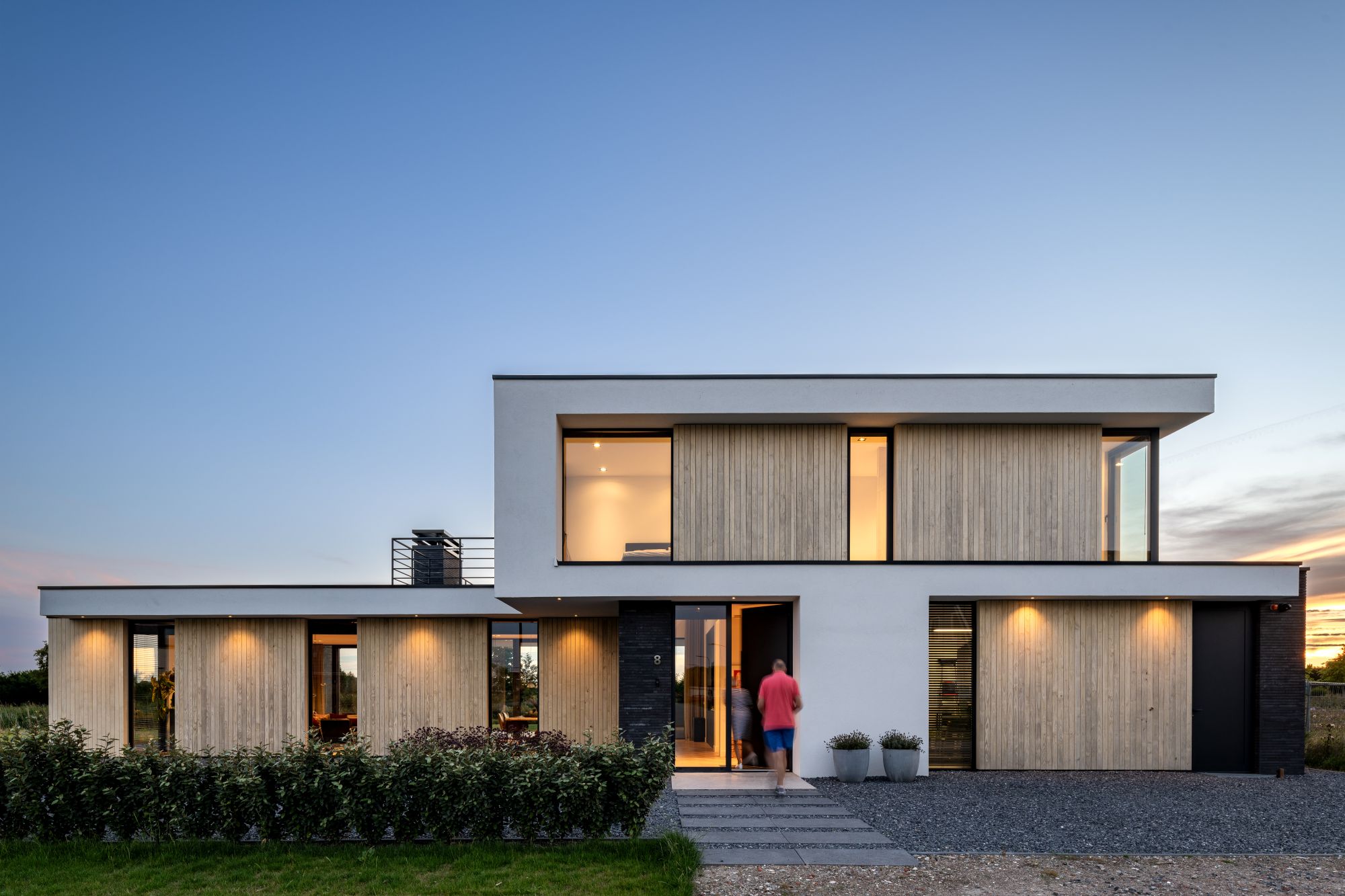 luxe villa voorgevel