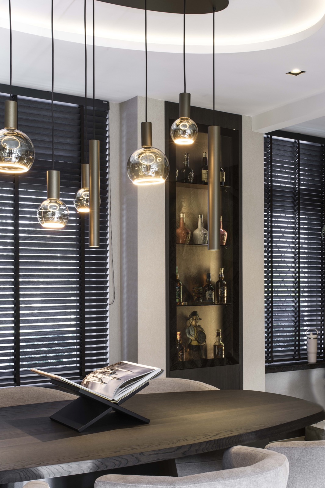 design verlichting boven eettafel