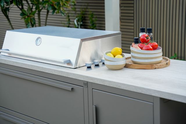 gasbbq in buitenkeuken