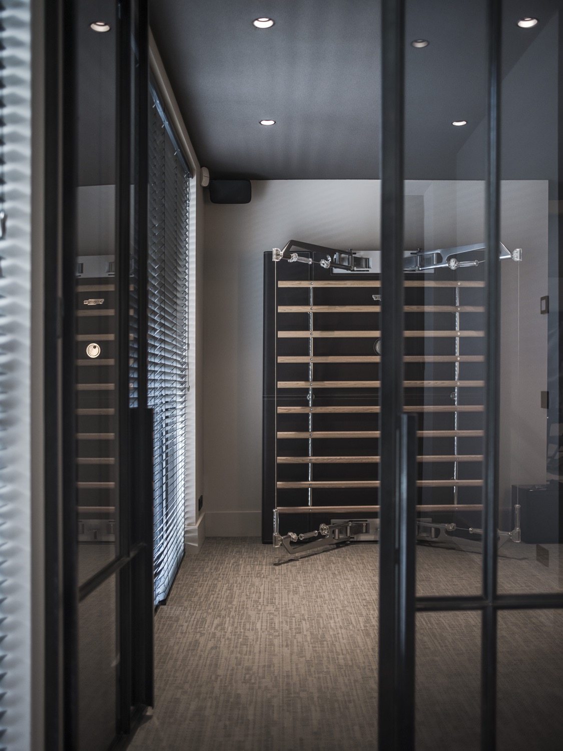 fitnessruimte in villa