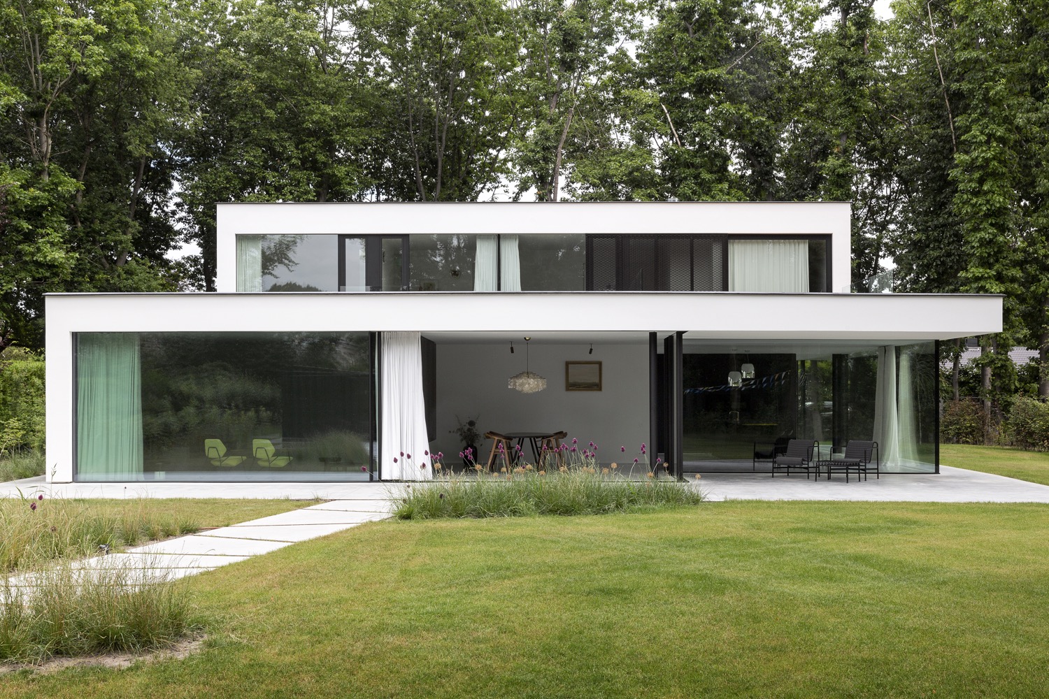 achtergevel moderne villa