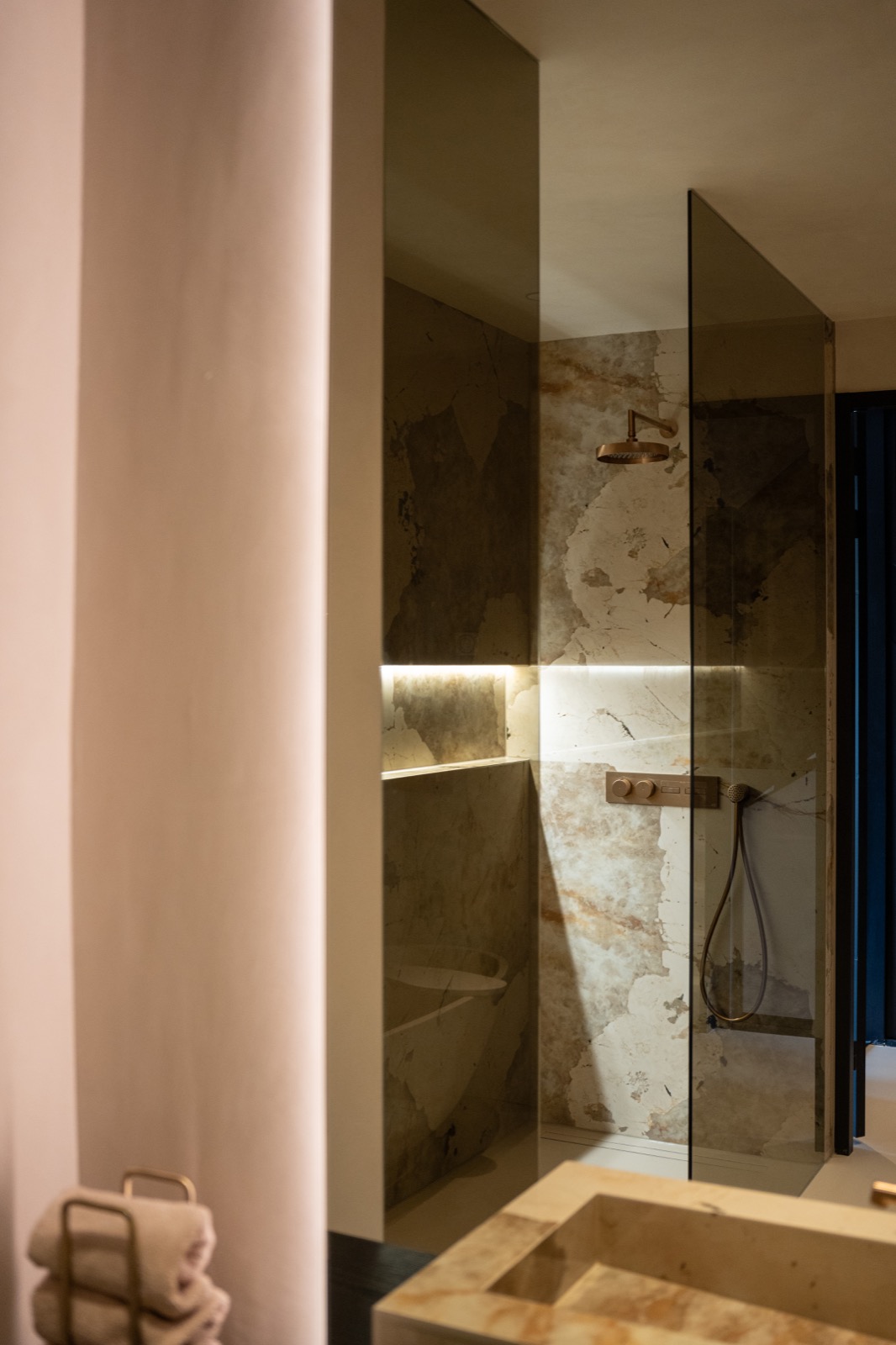 badkamer met luxe douche