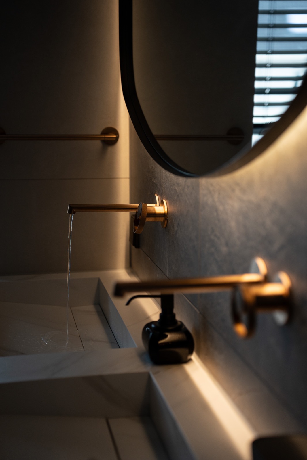 badkamer met design wastafel