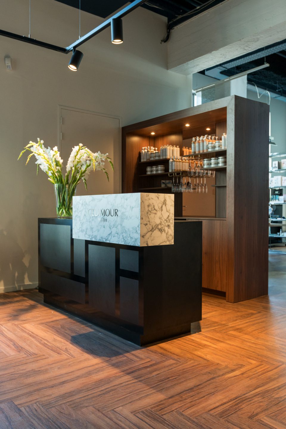 design balie in interieur