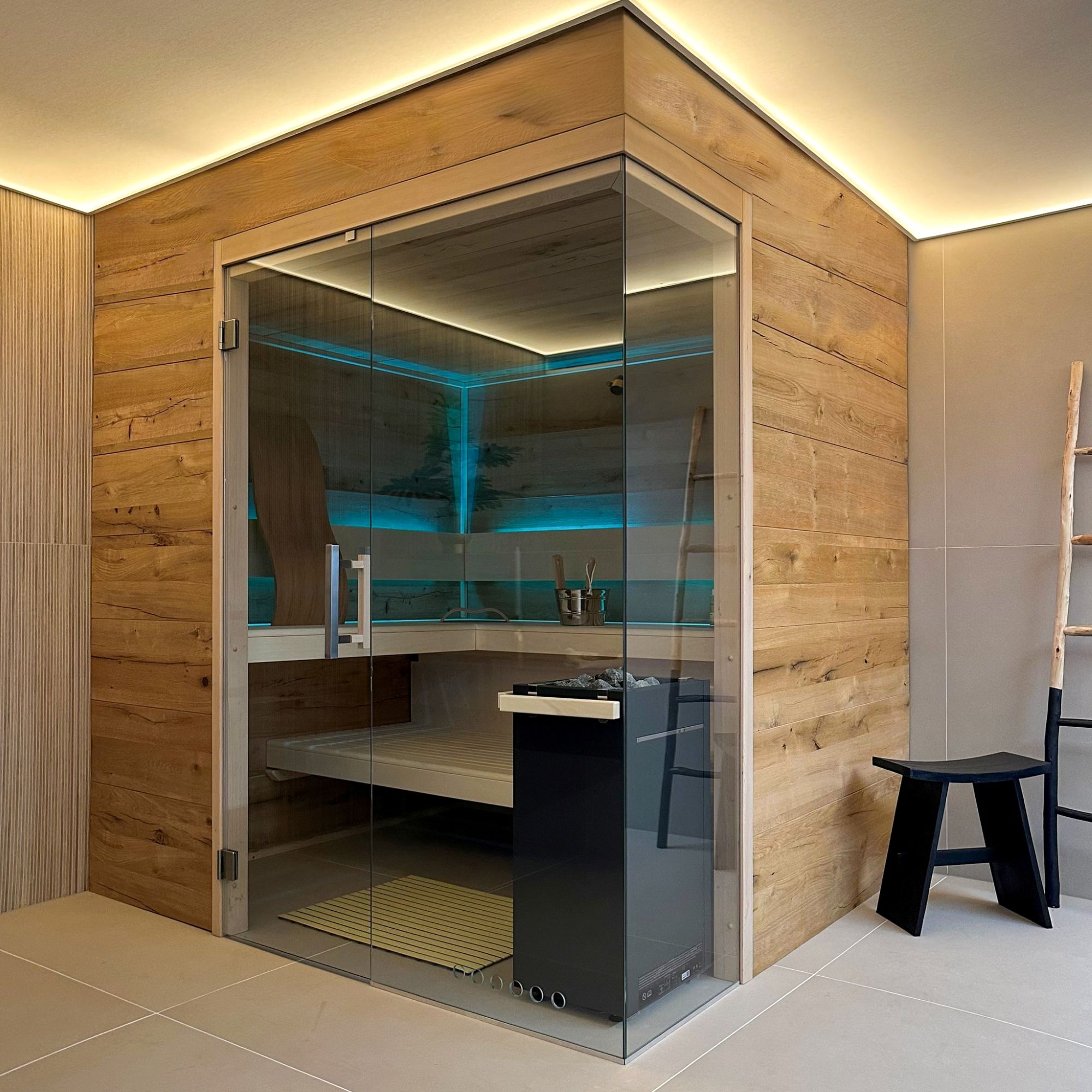 luxe sauna