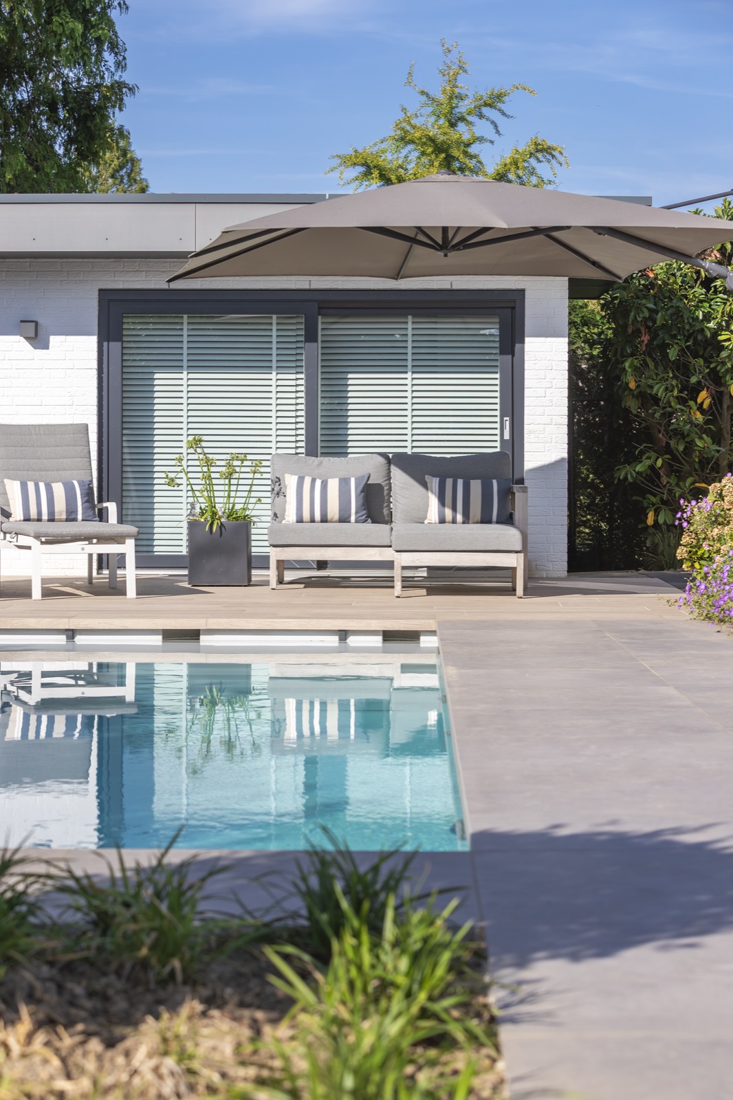 design tuin met zwembad