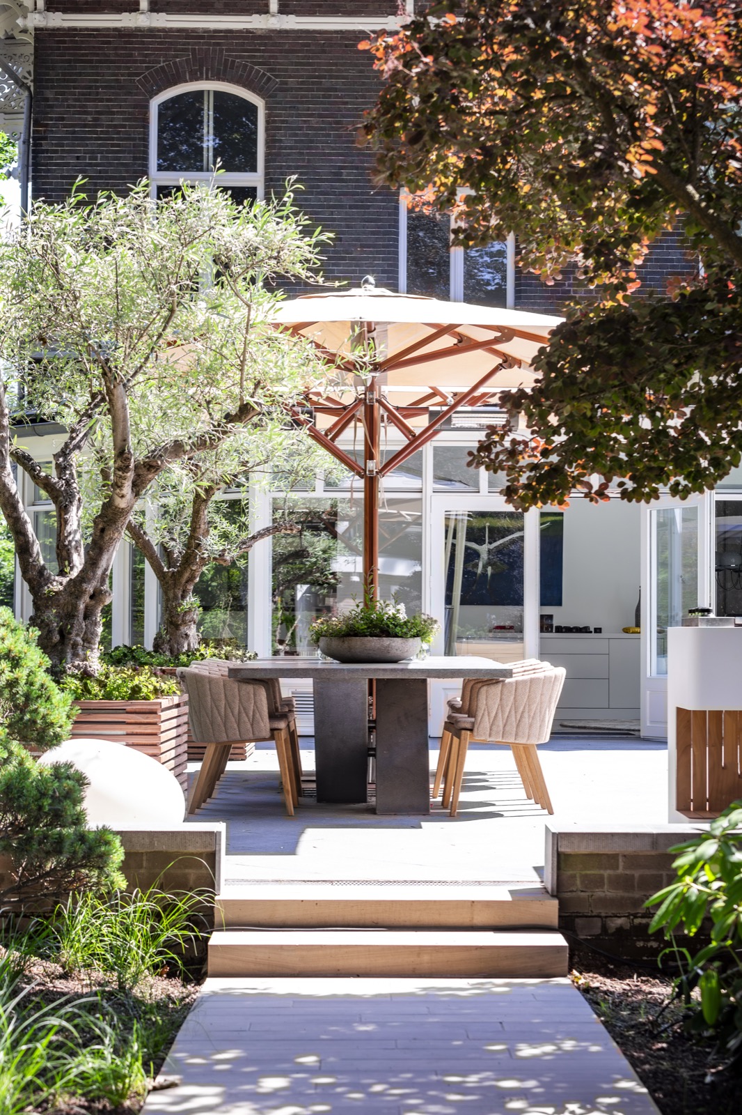 tuin met terras
