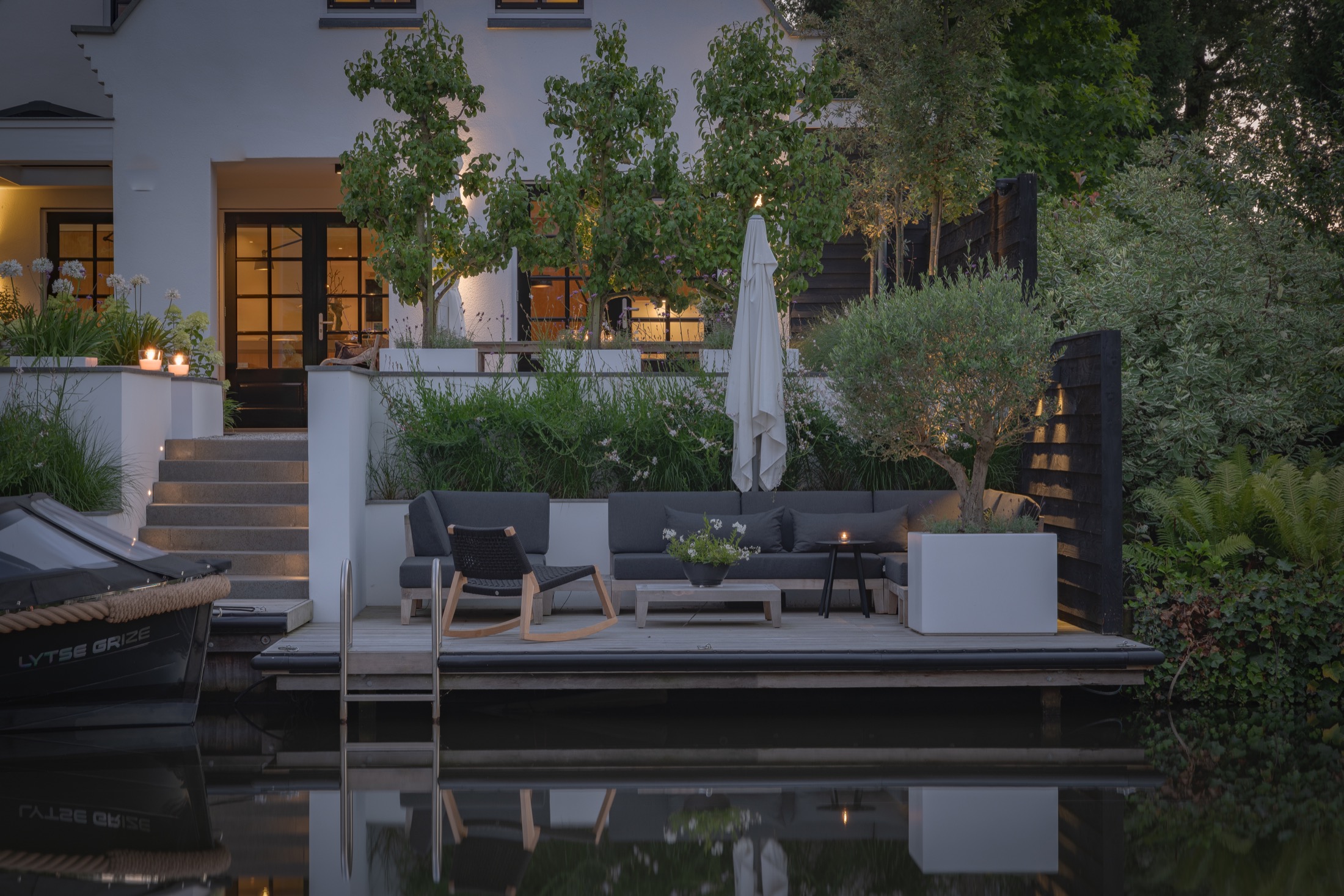 design tuin aan het water