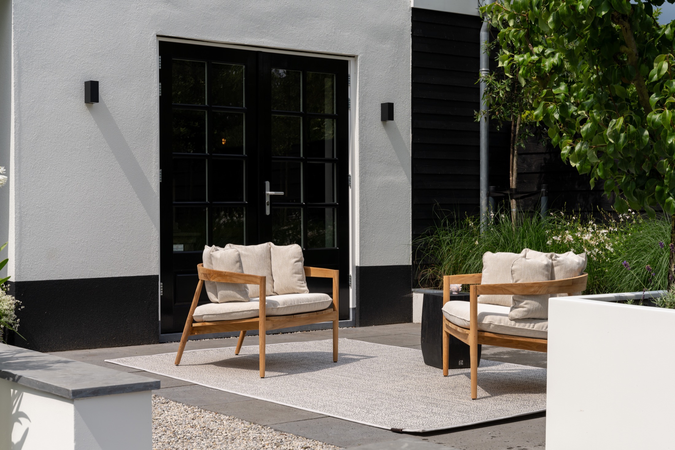 strakke tuin inrichting