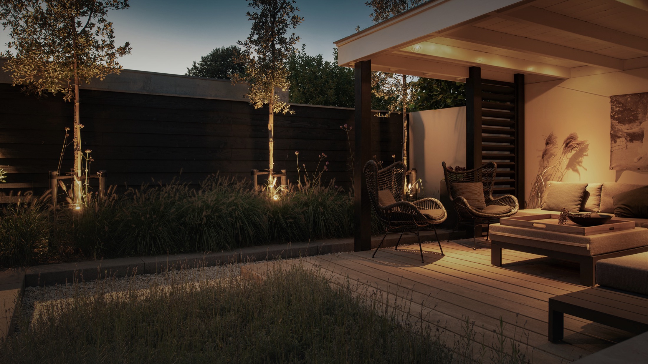 exclusieve buitenruimte met veranda