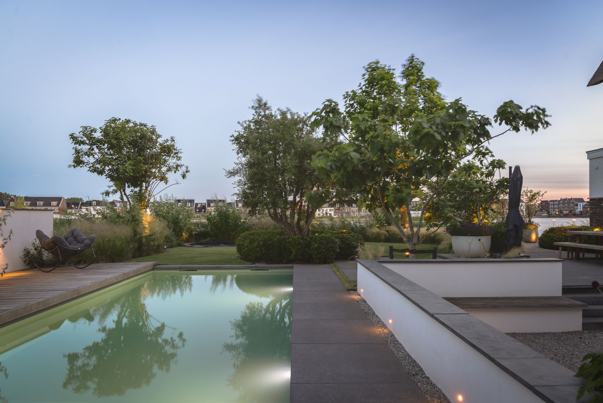 luxe villa tuin