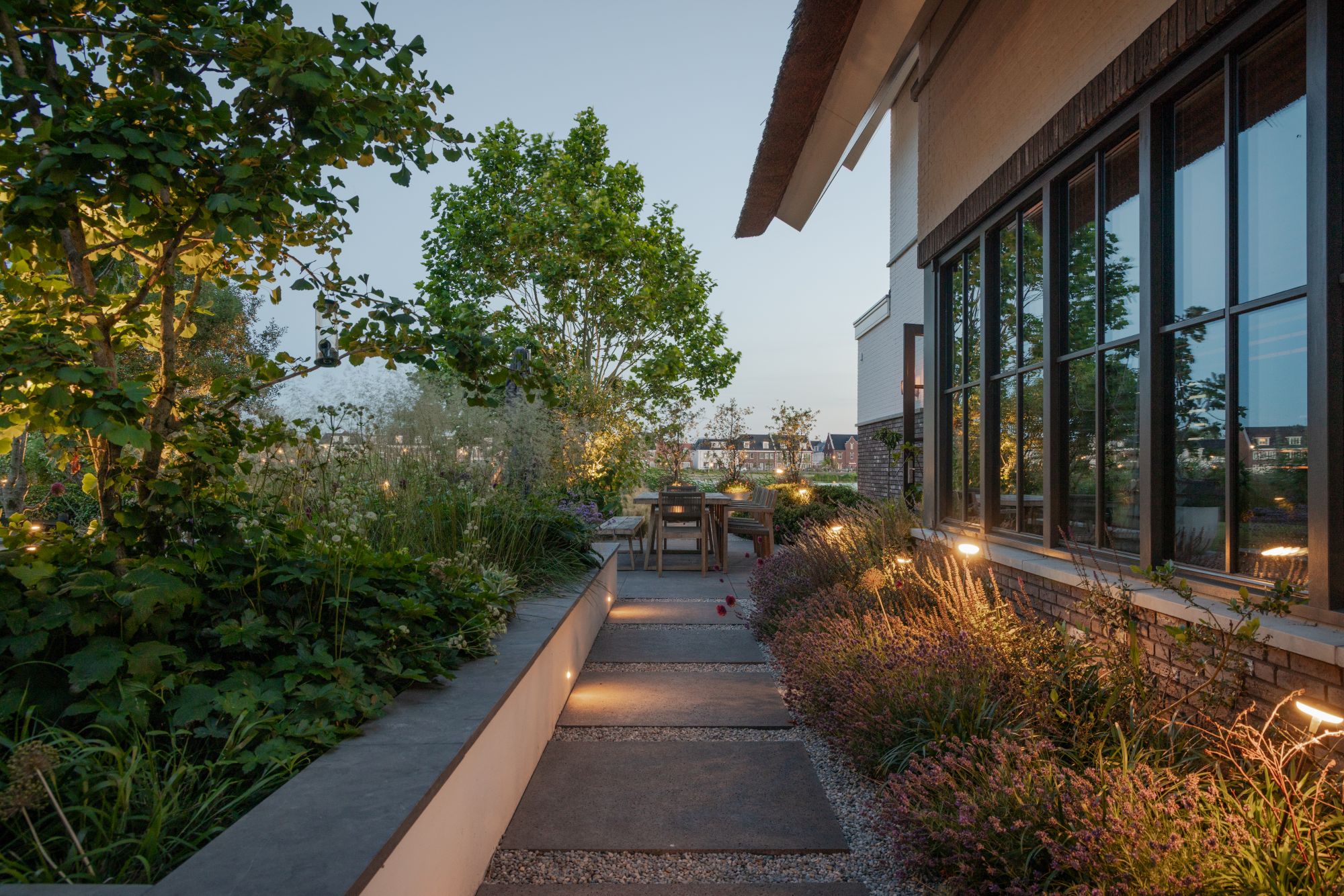 modern tuinpad