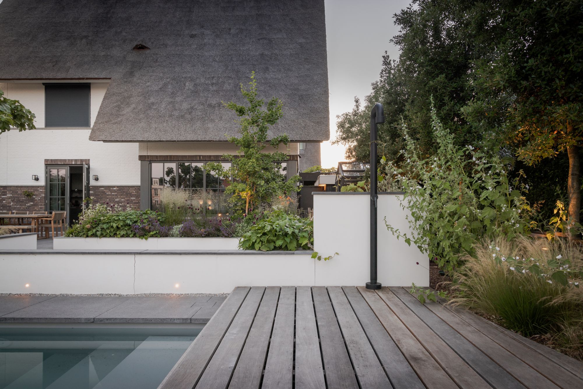 luxe houten vlonder