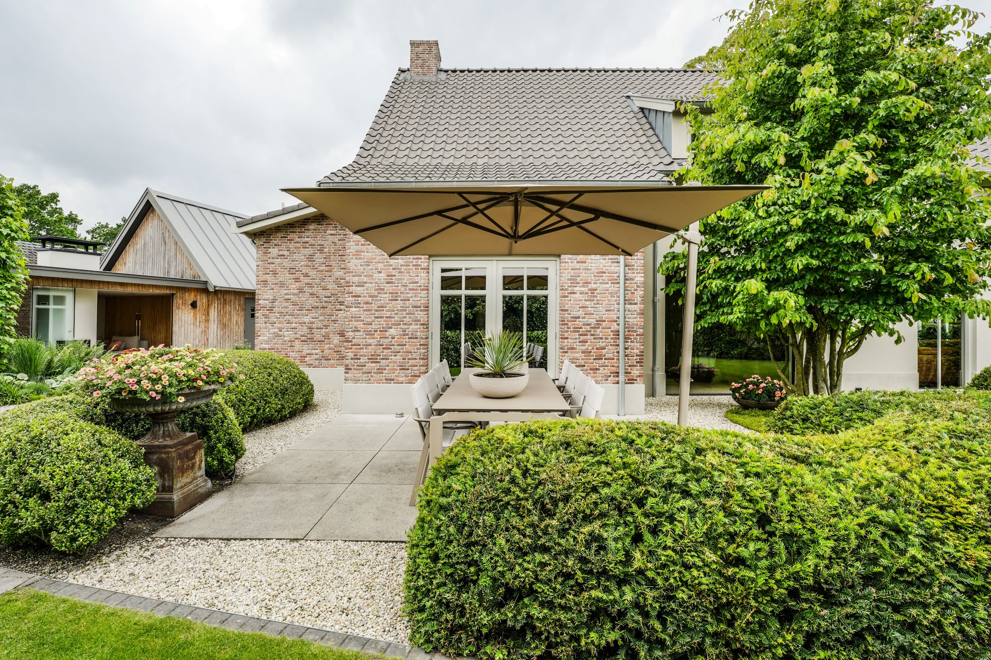 modern tuin terras