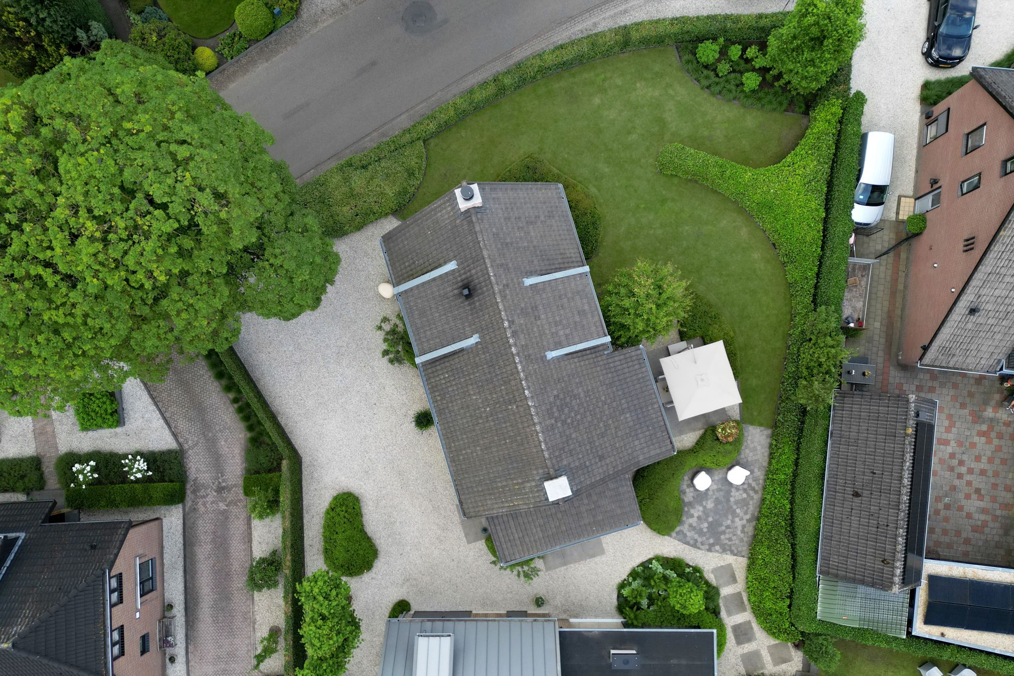 overzicht luxe tuin