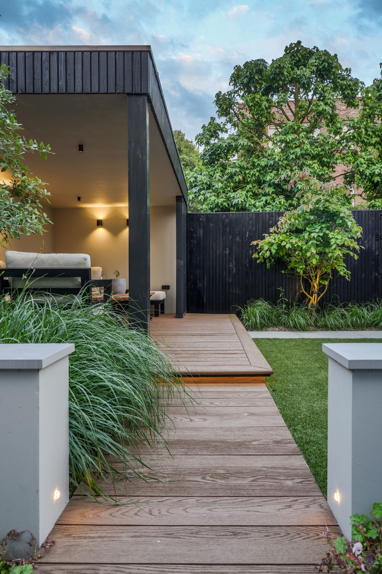 houten tuinpad