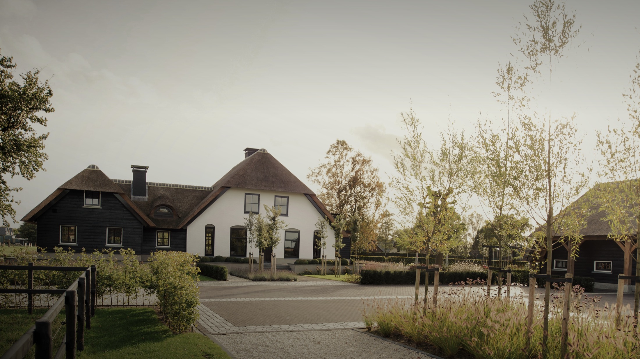 villa met luxe tuin