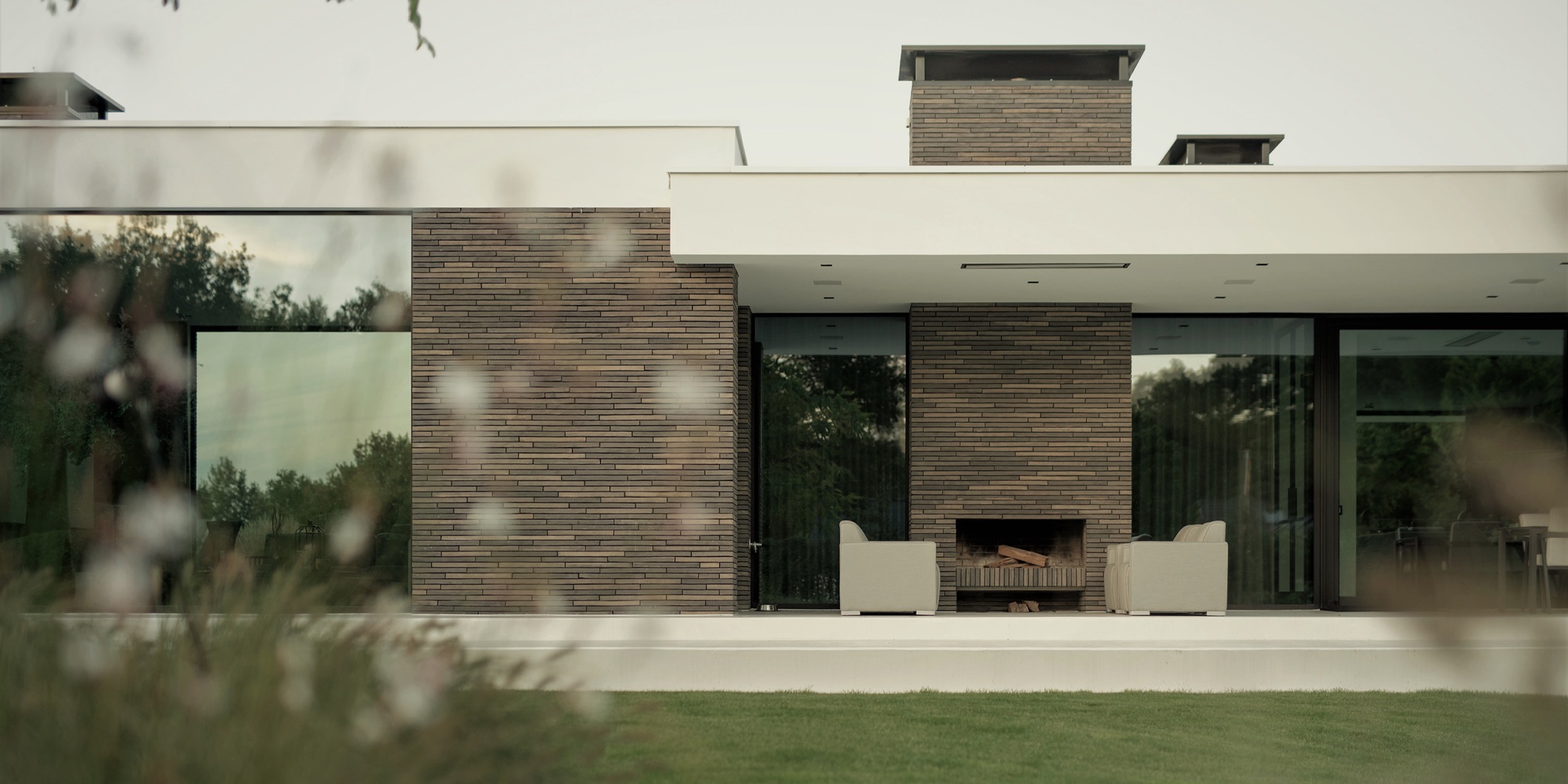 luxe woonhuis met overkapping