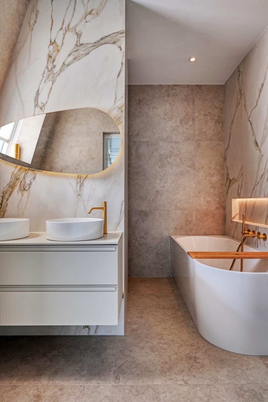 moderne badkamer