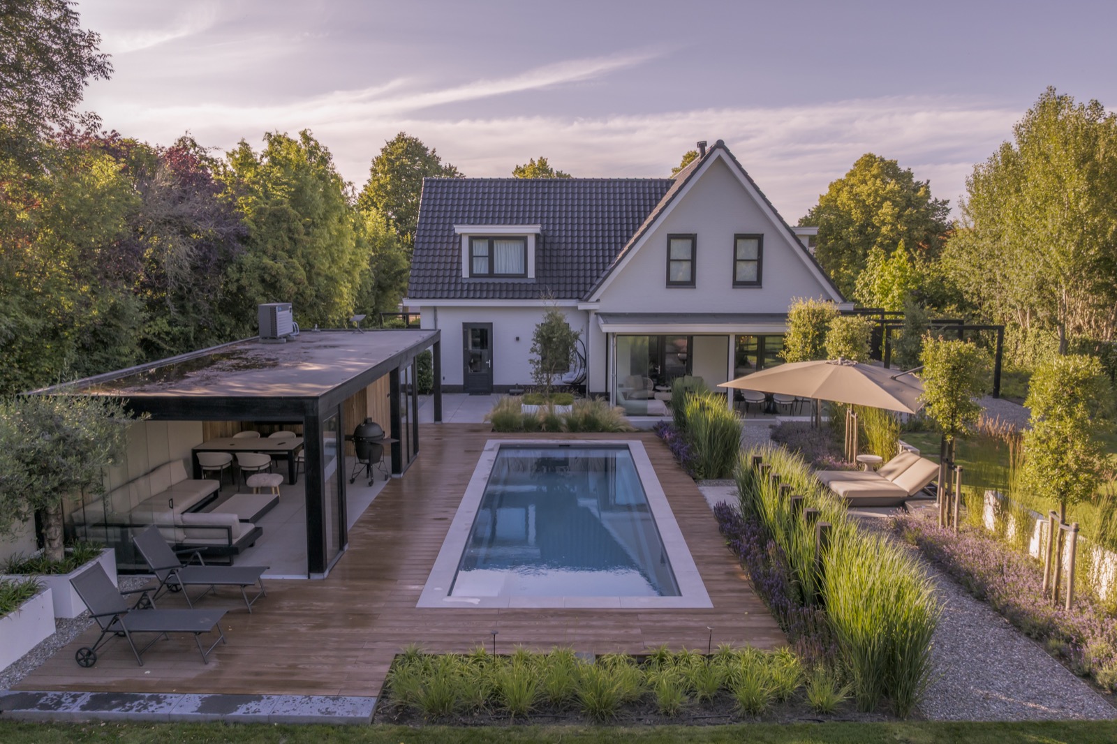 tuin design met zwembad