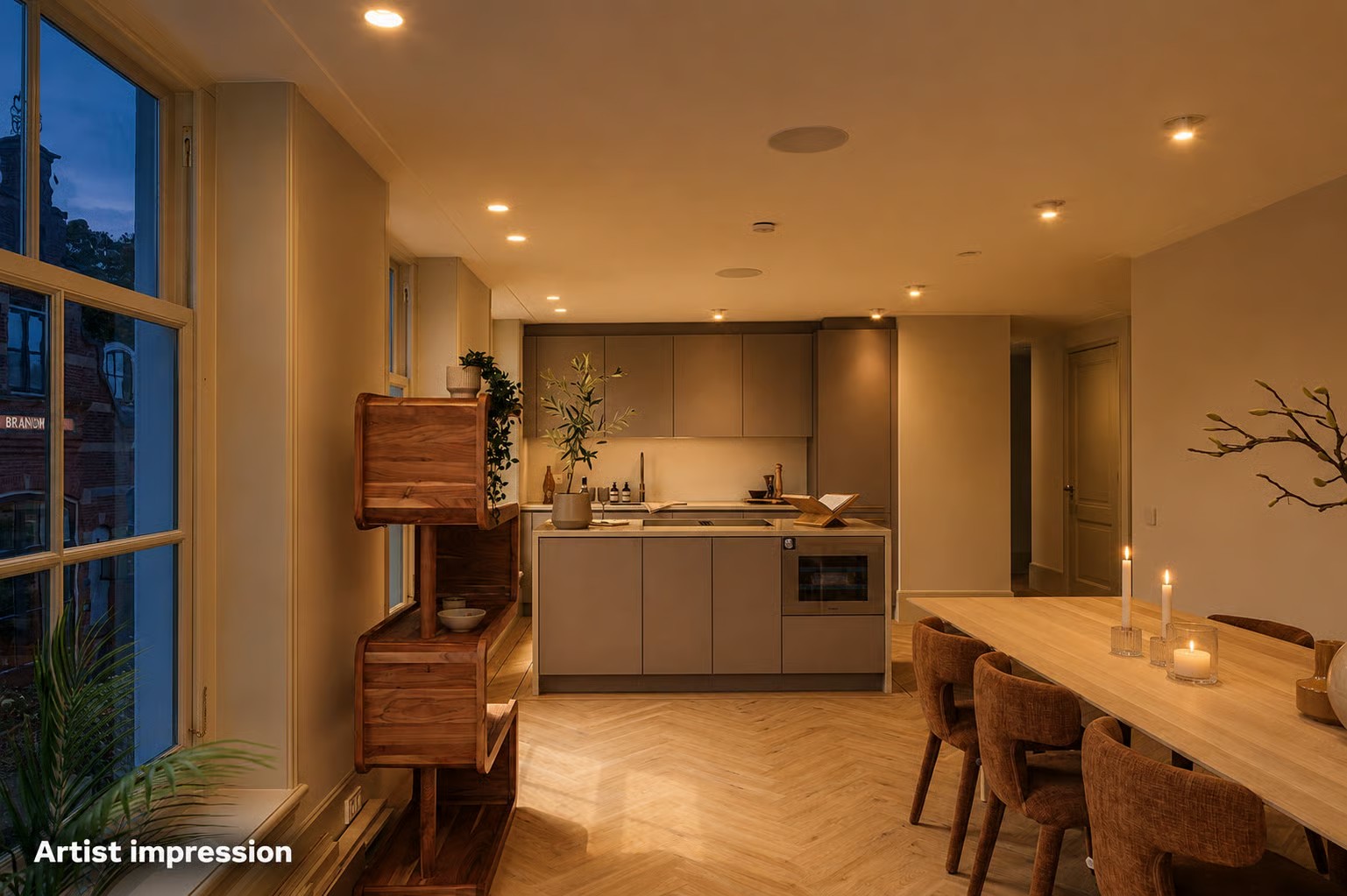 luxe open leefkeuken