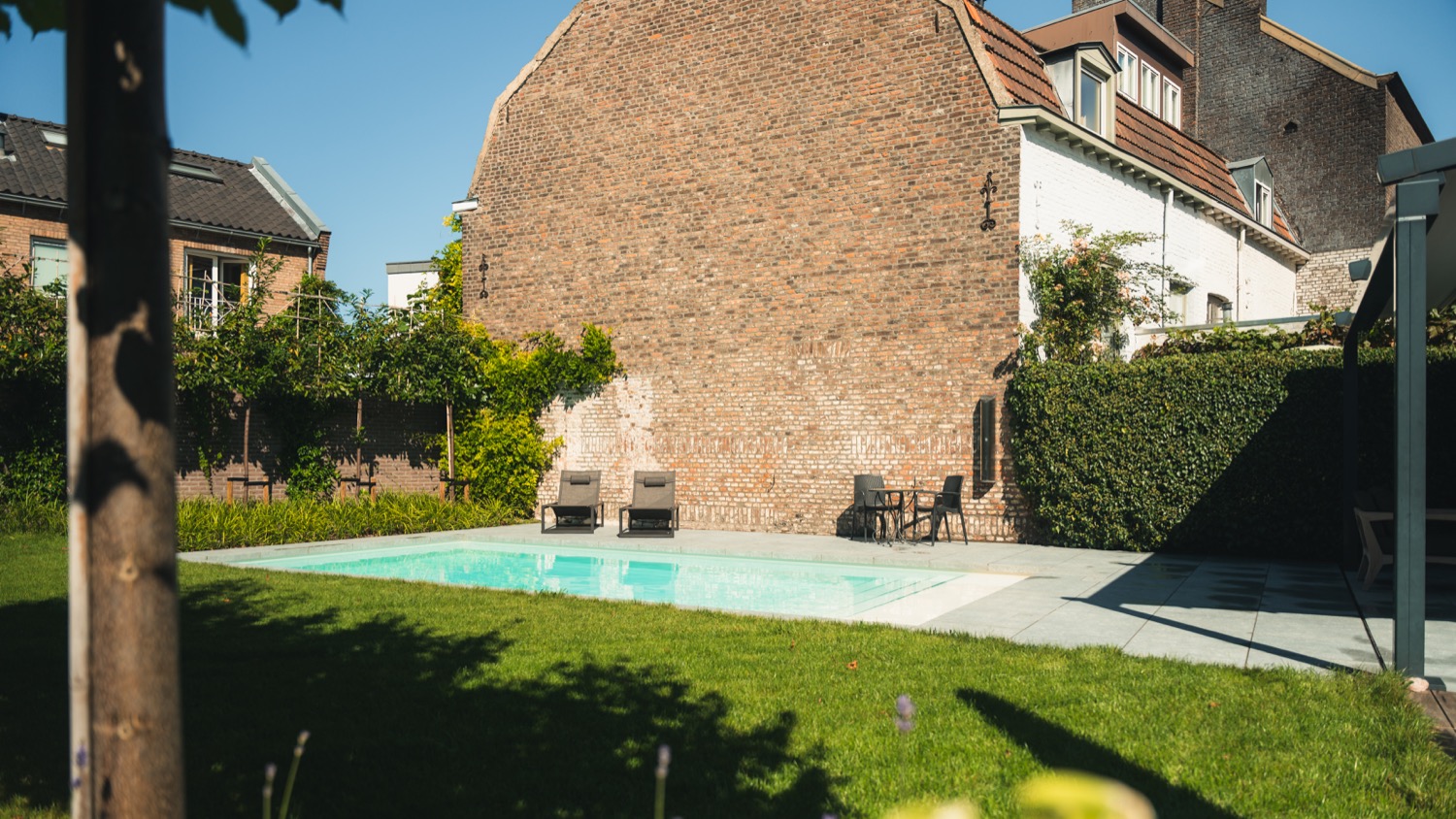 luxe tuin in de stad