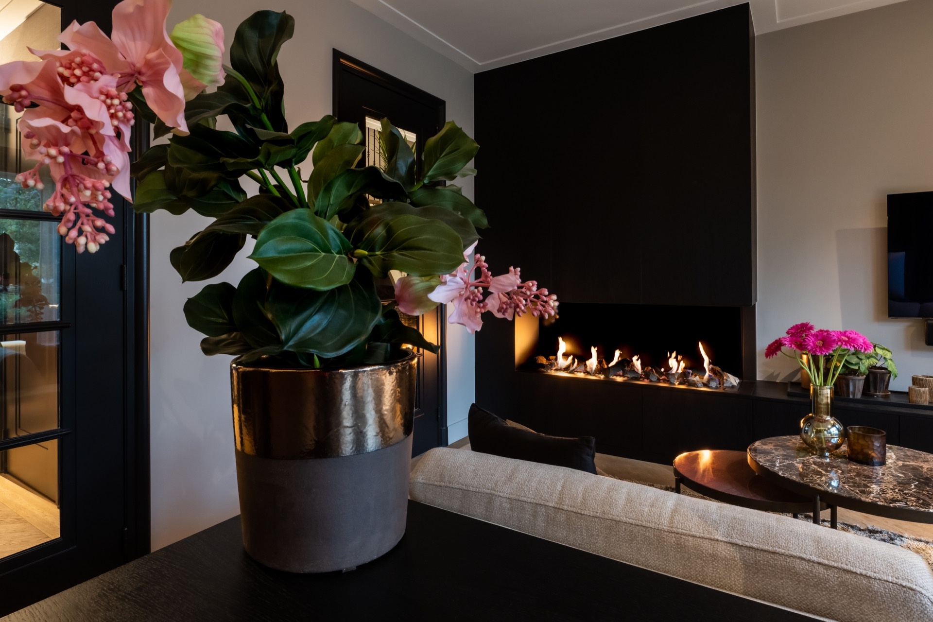 sfeerhaard in woonkamer