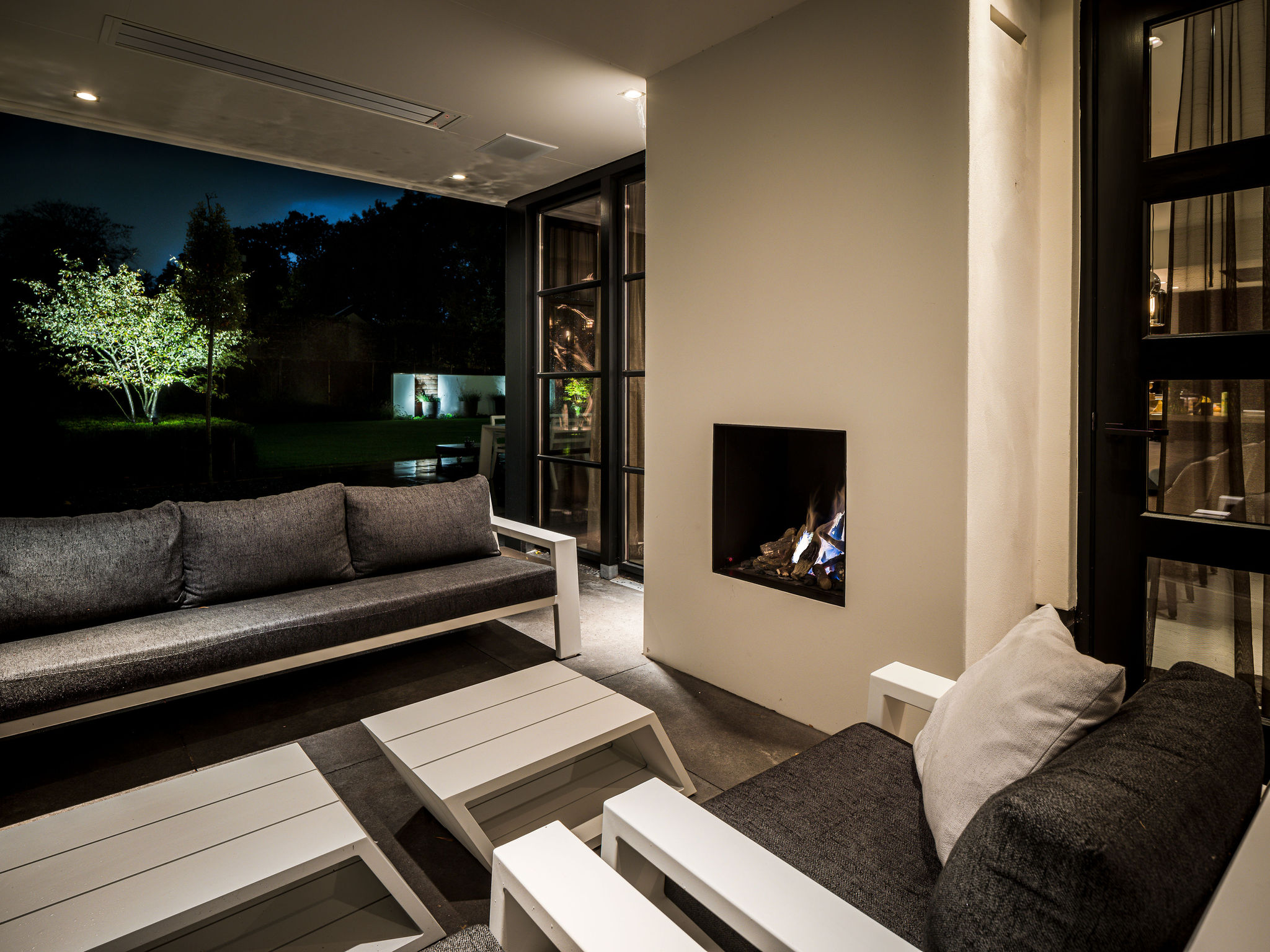 luxe outdoor gashaard onder overkapping