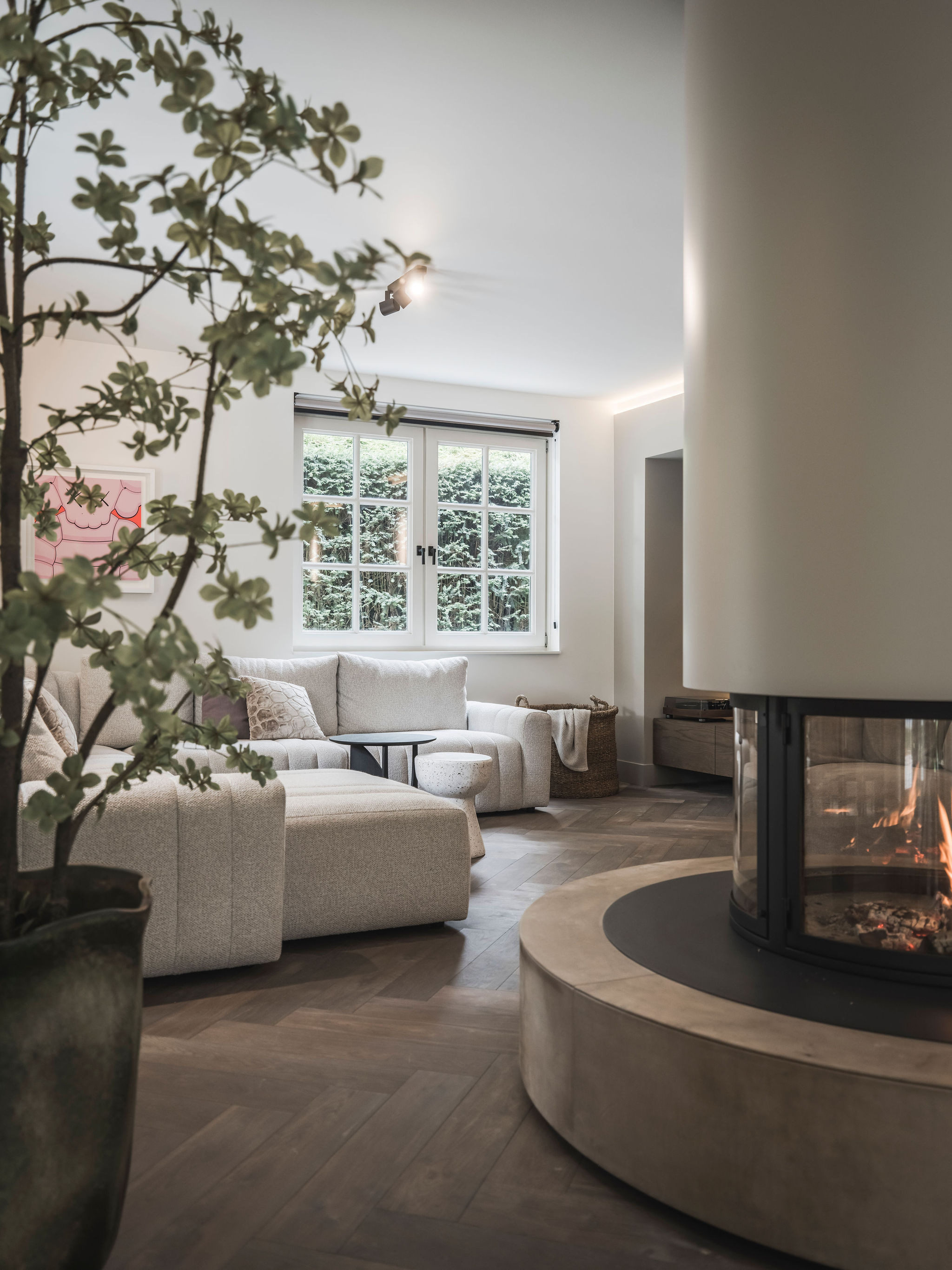 luxe ronde openhaard